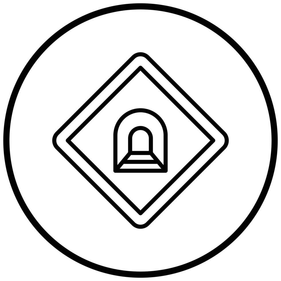 Tunnel Icon Style vector