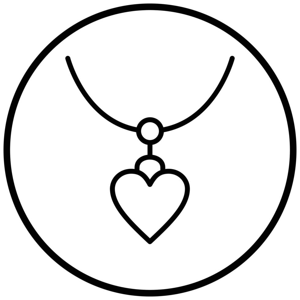 Wedding Locket Icon Style vector
