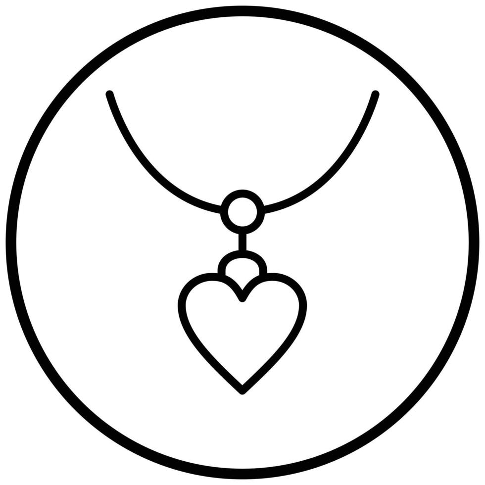 Wedding Locket Icon Style vector