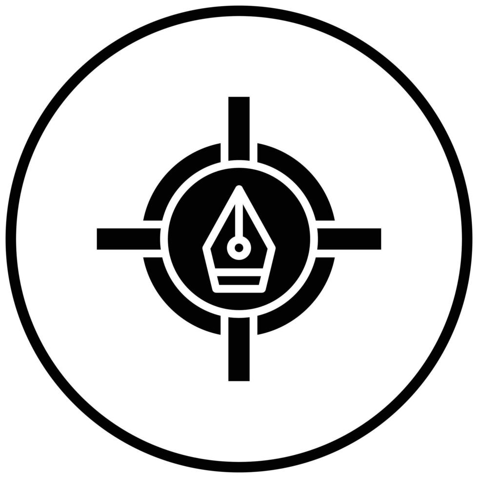 Target Icon Style vector