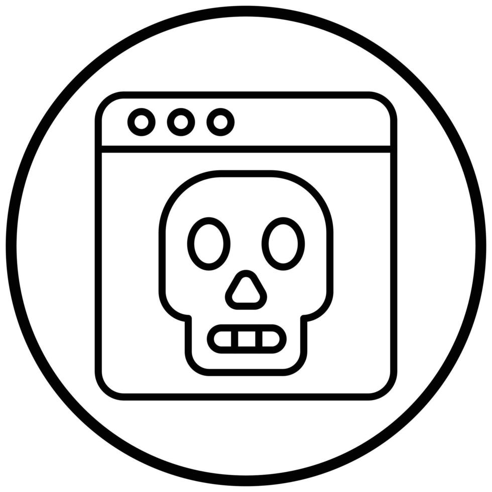 Malware Icon Style vector