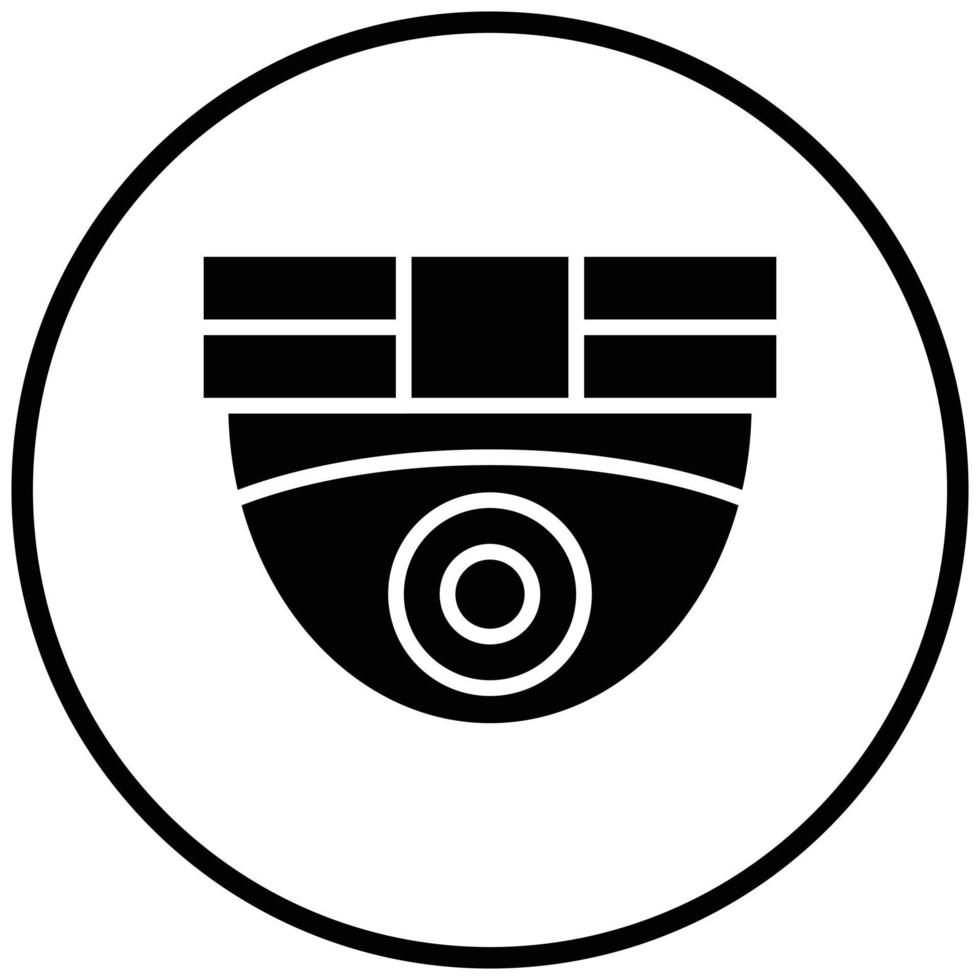 Security Camera Icon Style vector