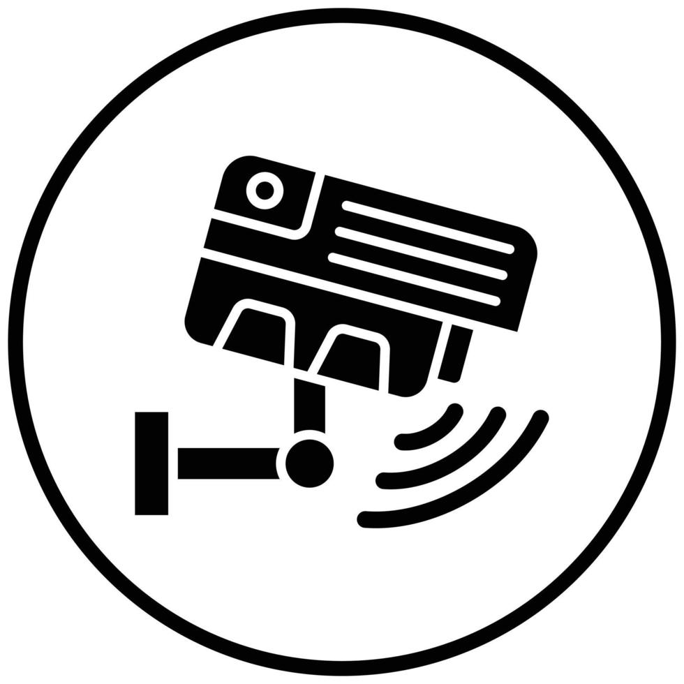 Surveillance Icon Style vector