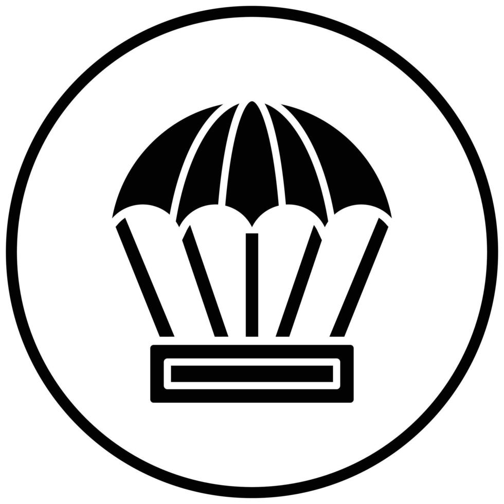 Parachute Icon Style vector