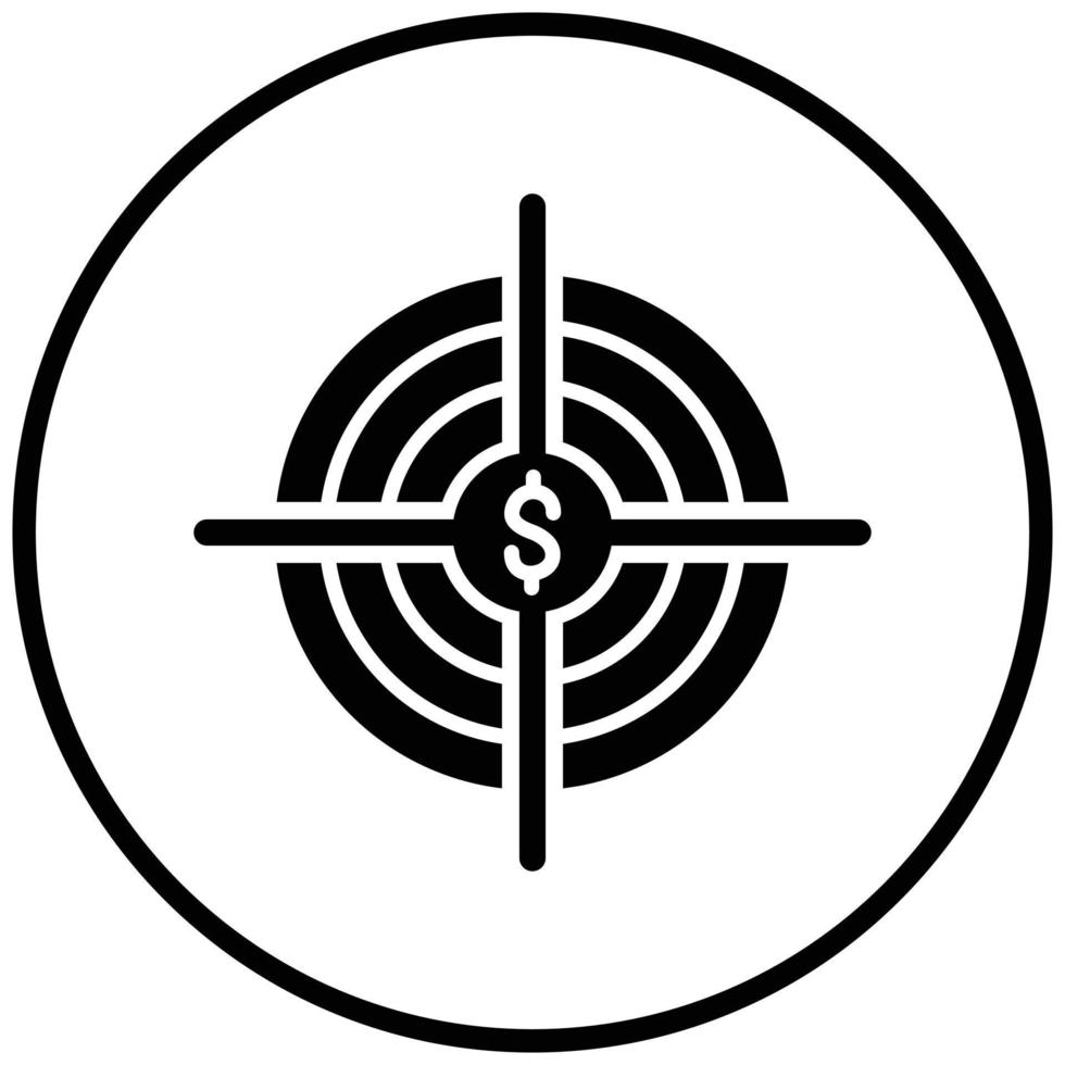 Target Icon Style vector