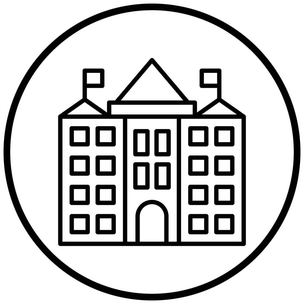Embassy Icon Style vector