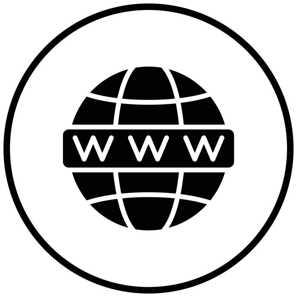 Worldwide Icon Style vector