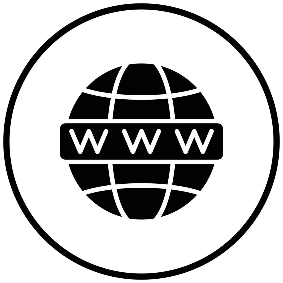 Worldwide Icon Style vector