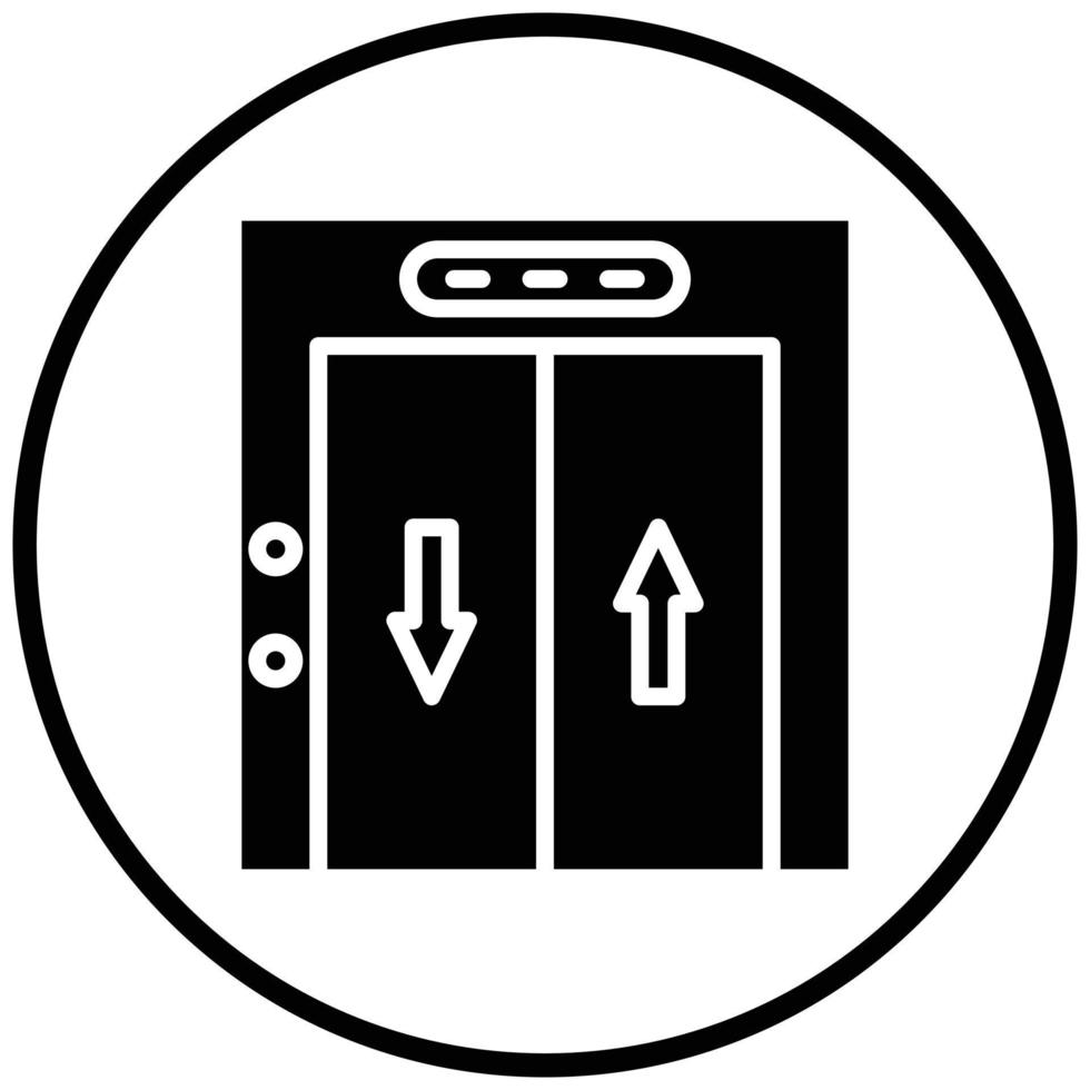 Lift Icon Style vector