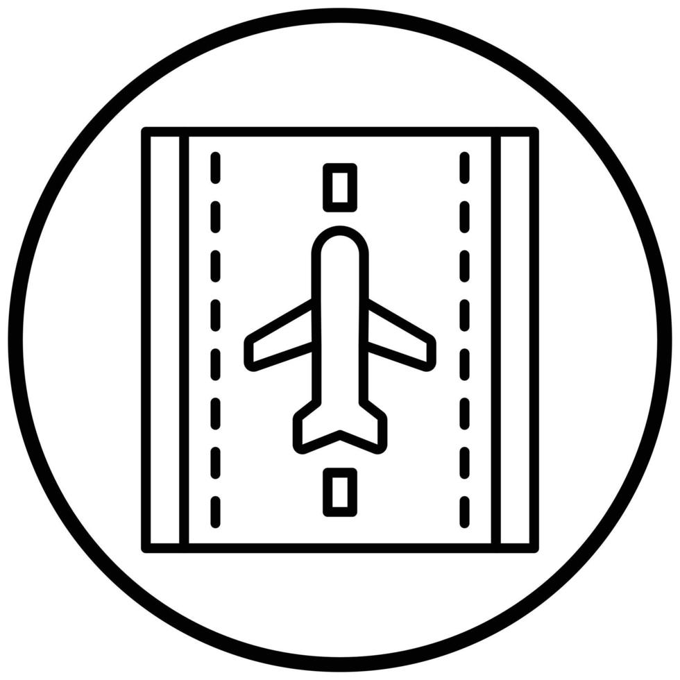 Runway Icon Style vector