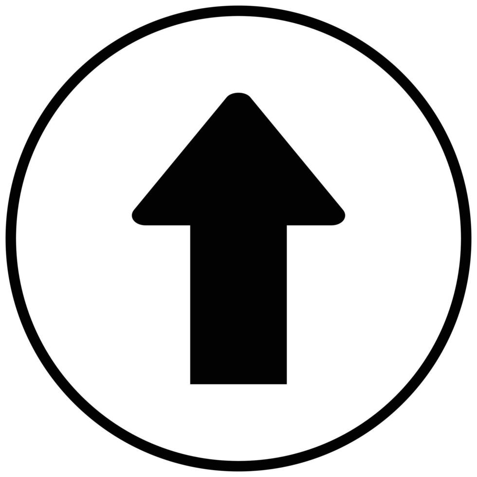 Up Arrow Icon Style vector