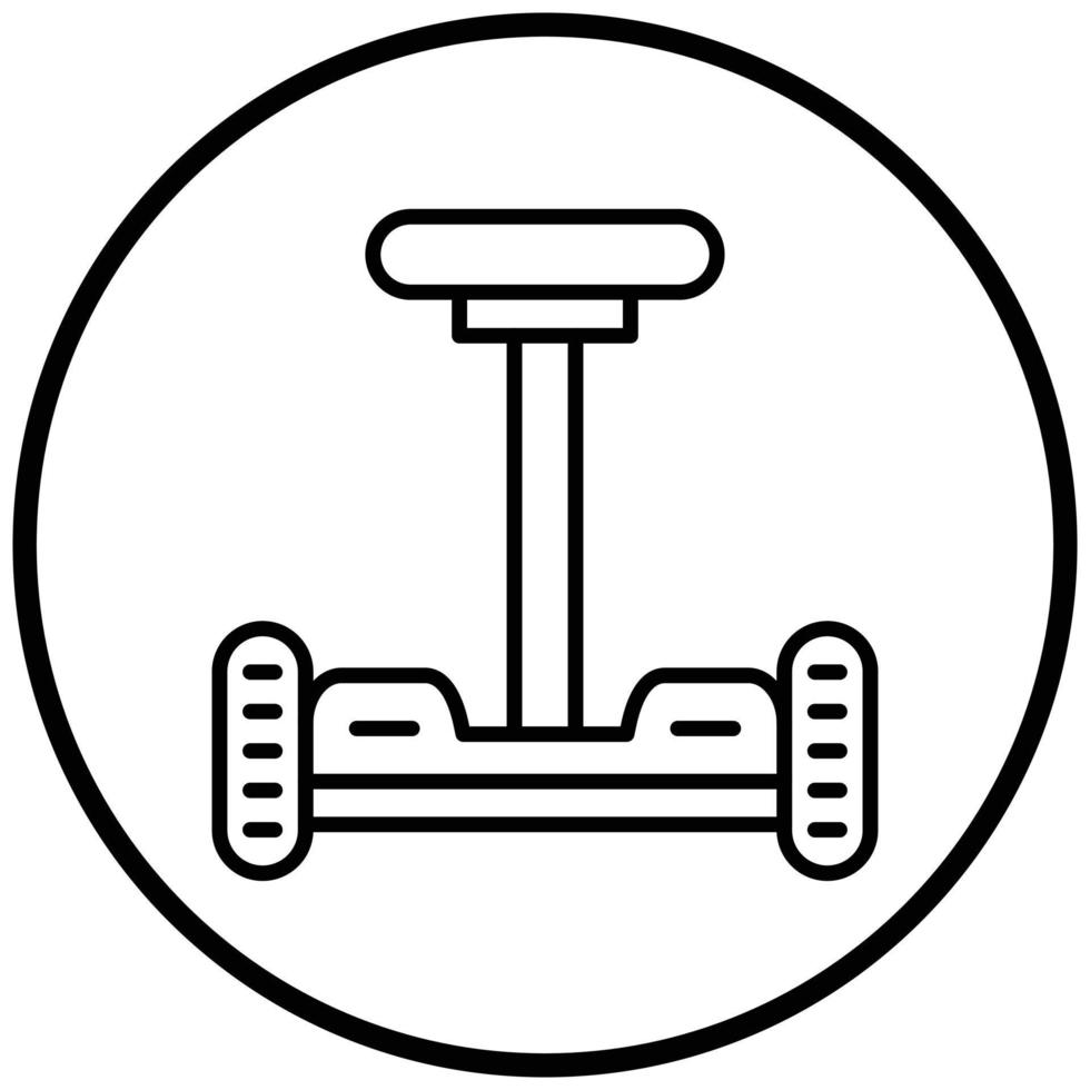 Hoverboard Icon Style vector
