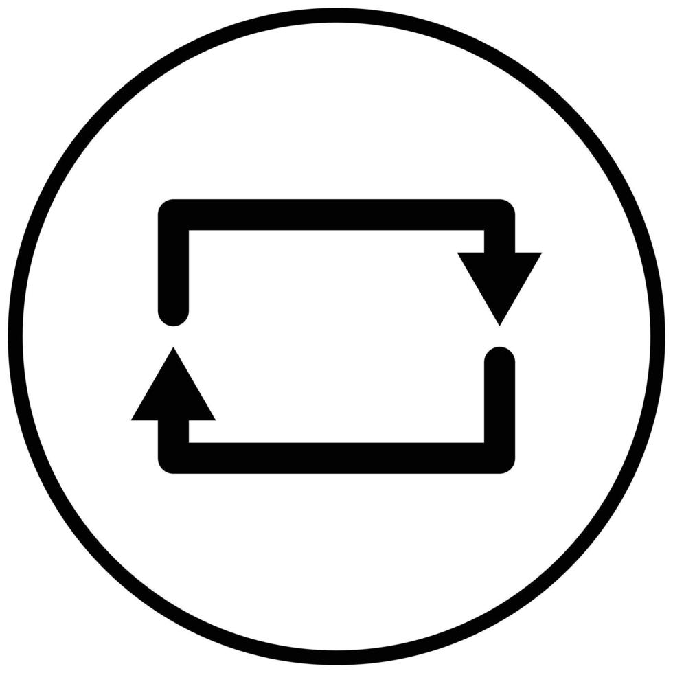 Rectangular Arrow Icon Style vector