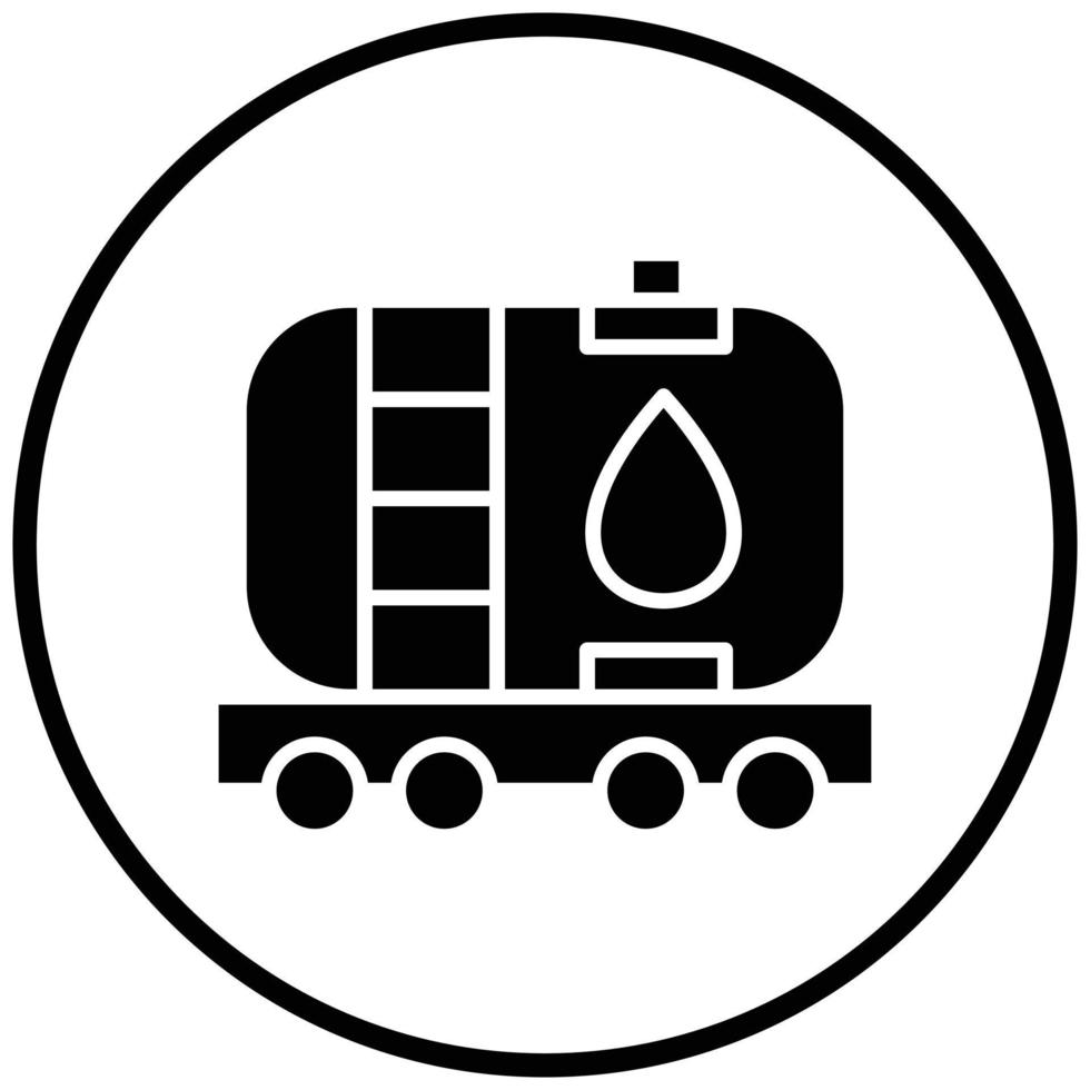 Oil Tank Icon Style vector