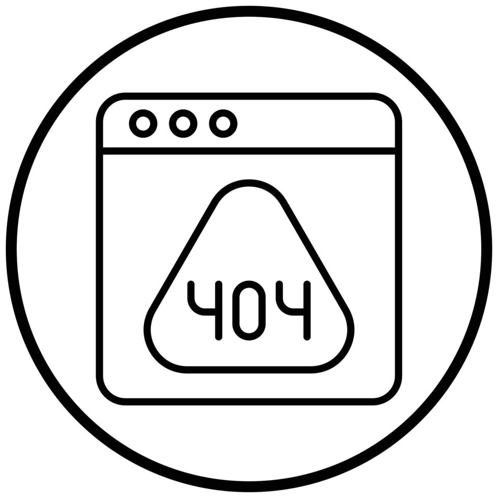 Error Icon Style vector