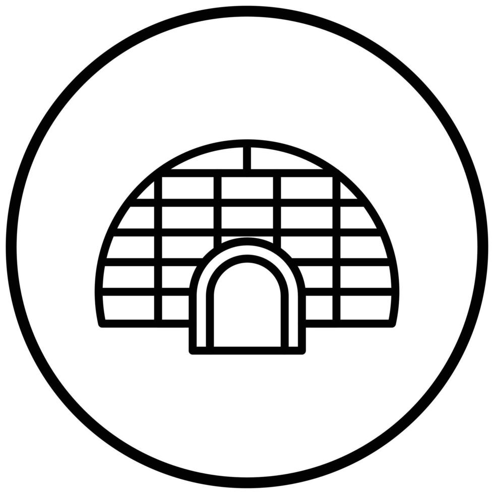 Igloo Icon Style vector