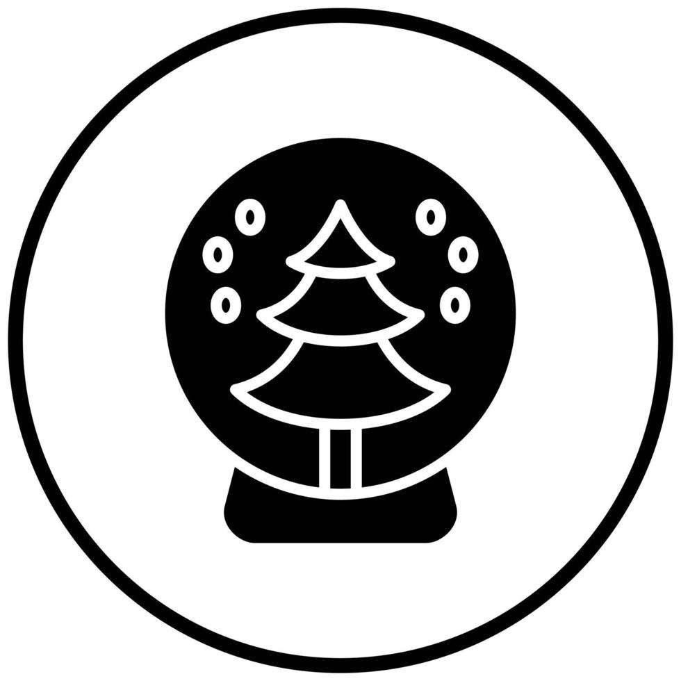 Snow Globe Icon Style vector