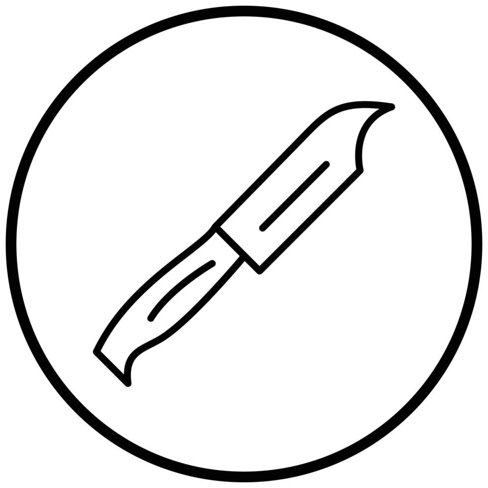 Knife Icon Style vector