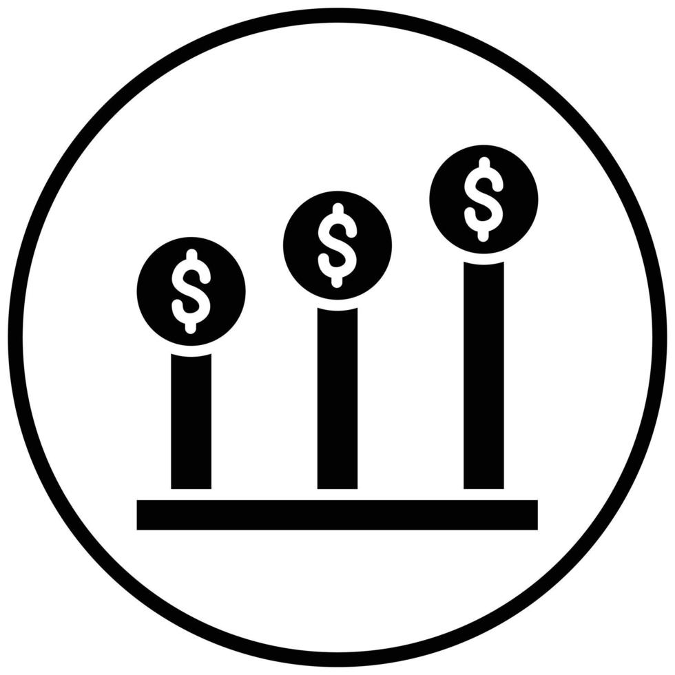 Profits Icon Style vector