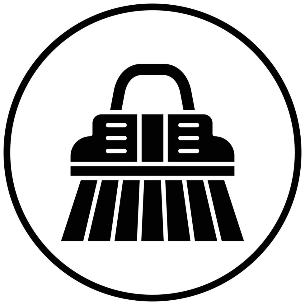 Cleaning Brush Icon Style vector