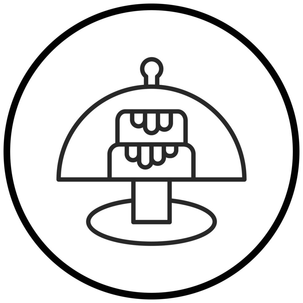 Cake Dome Icon Style vector