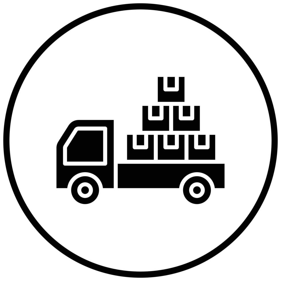 Freight Icon Style vector