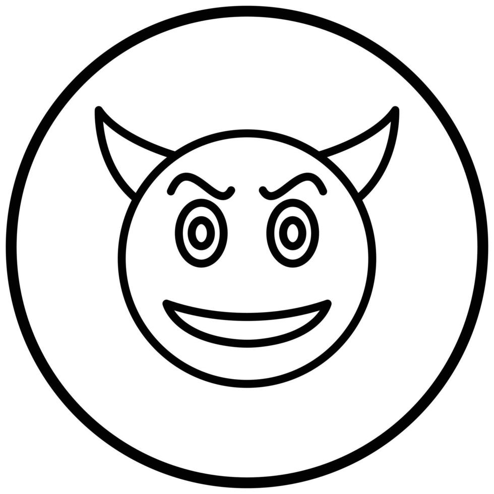 Devil Icon Style vector