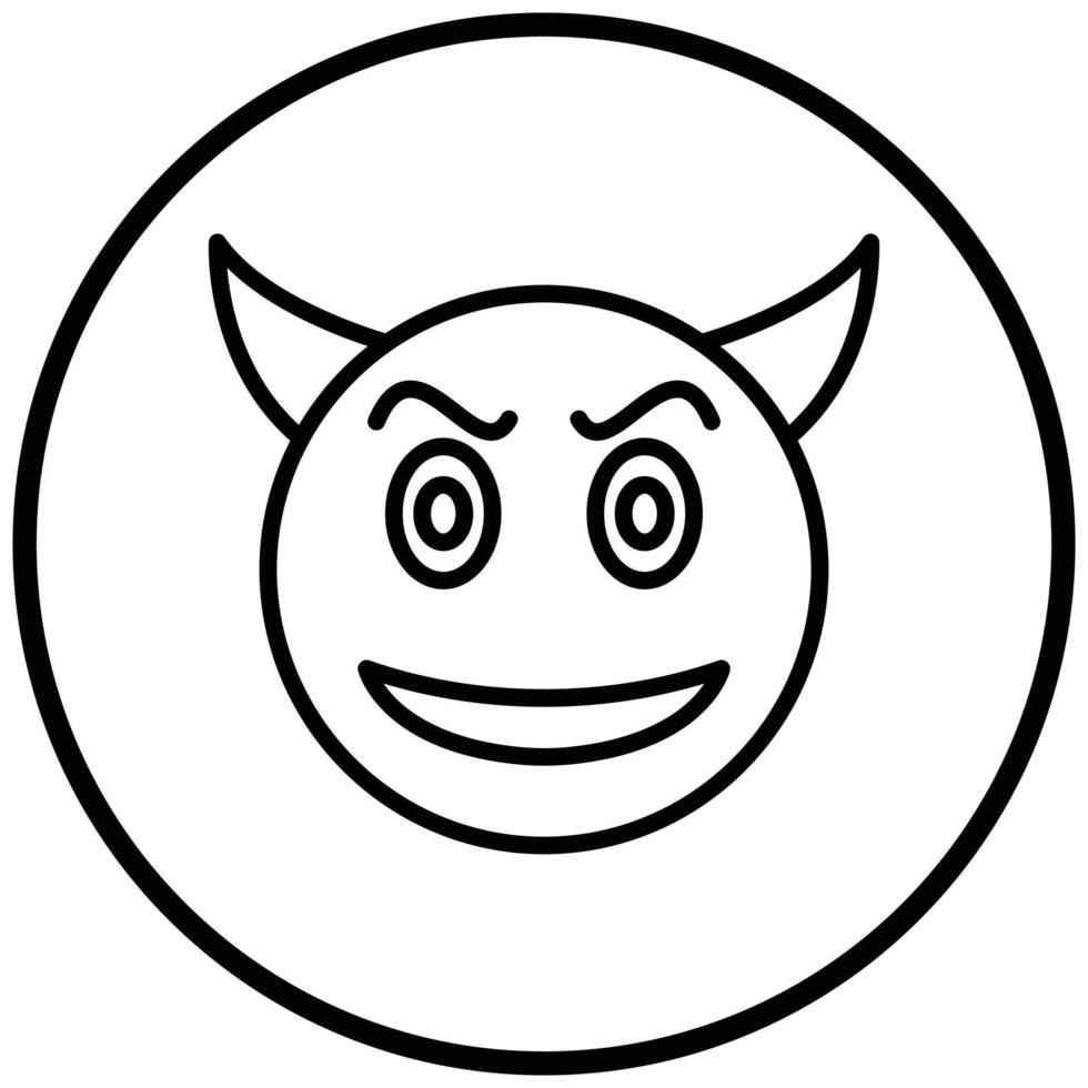 Devil Icon Style vector