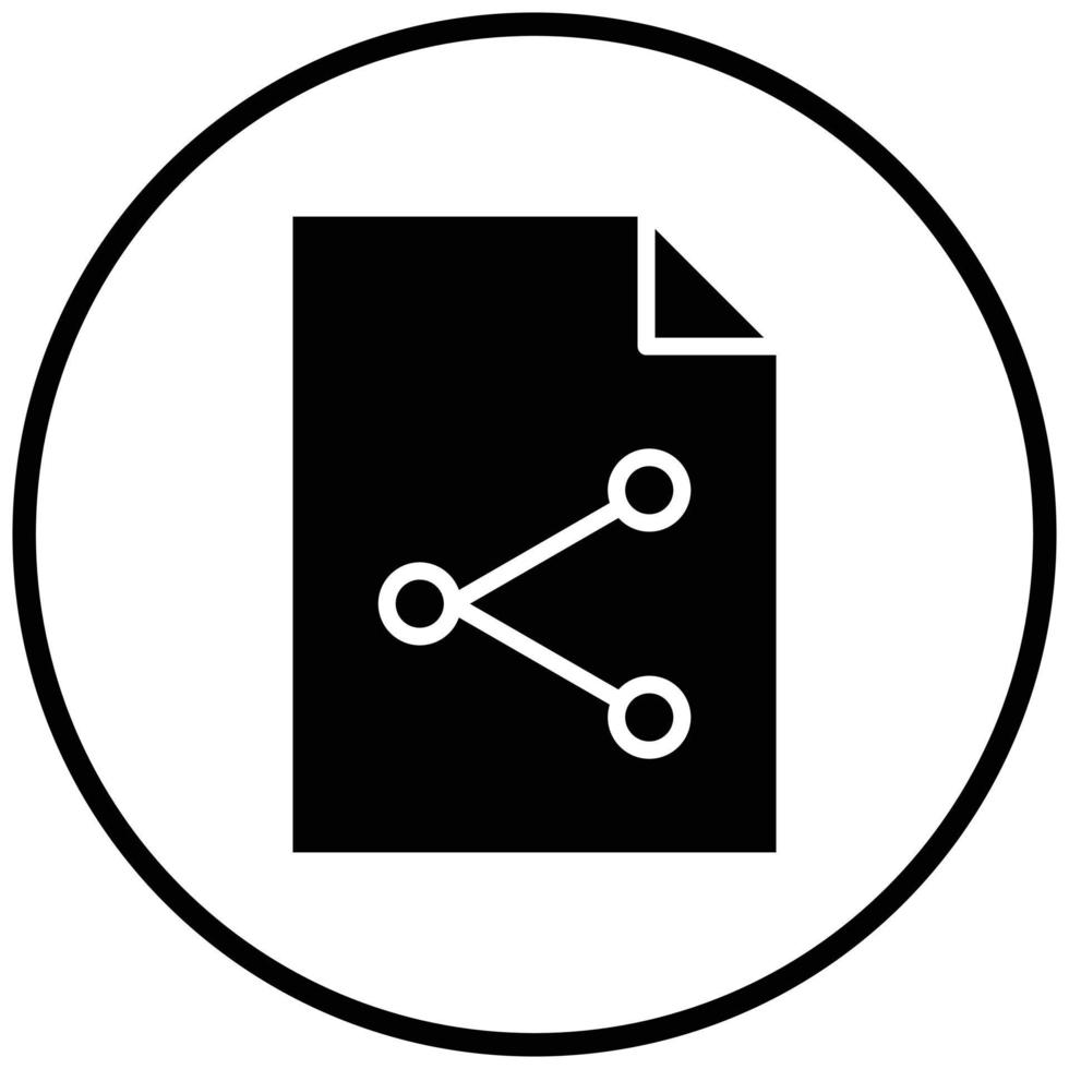 Content Sharing Icon Style vector