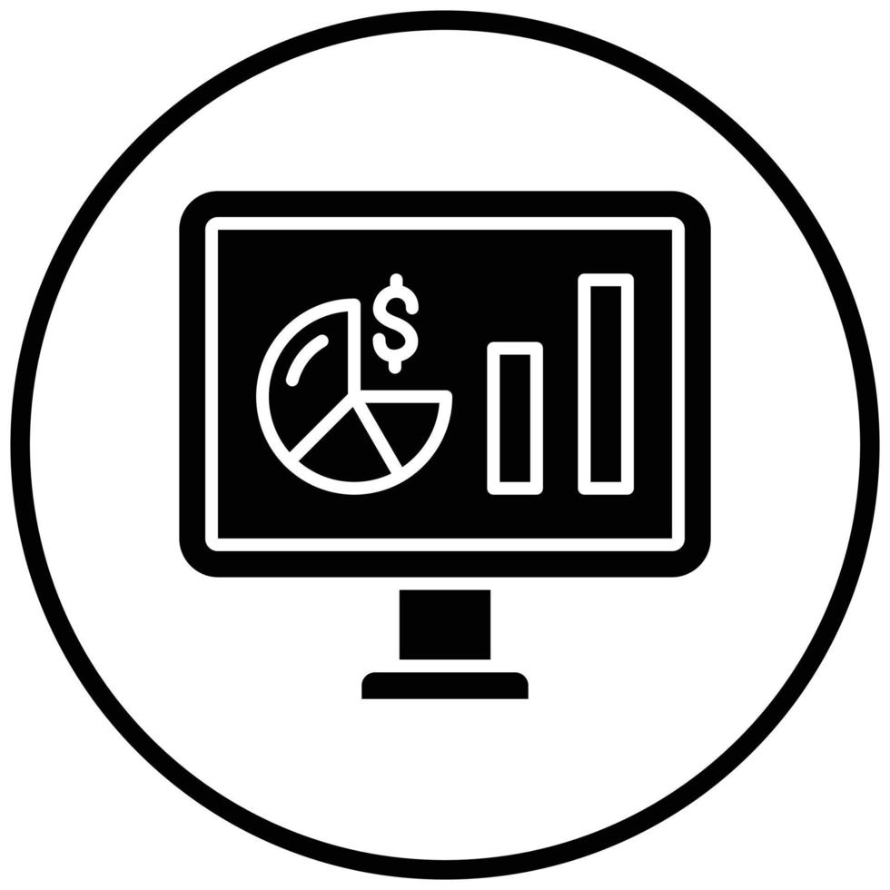 Data Analysis Icon Style vector