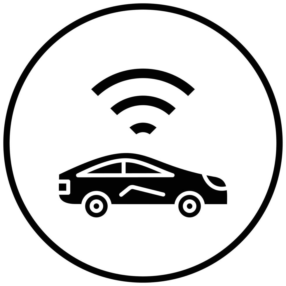 Smart Car Icon Style vector