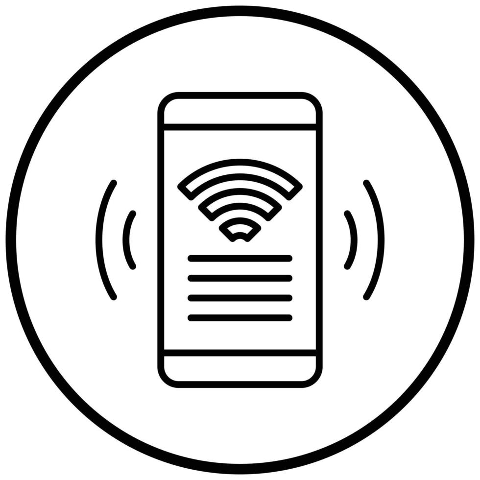 Smartphone Icon Style vector