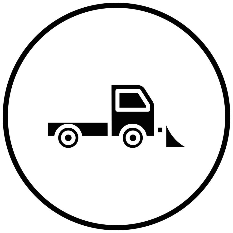 Snowplow Icon Style vector