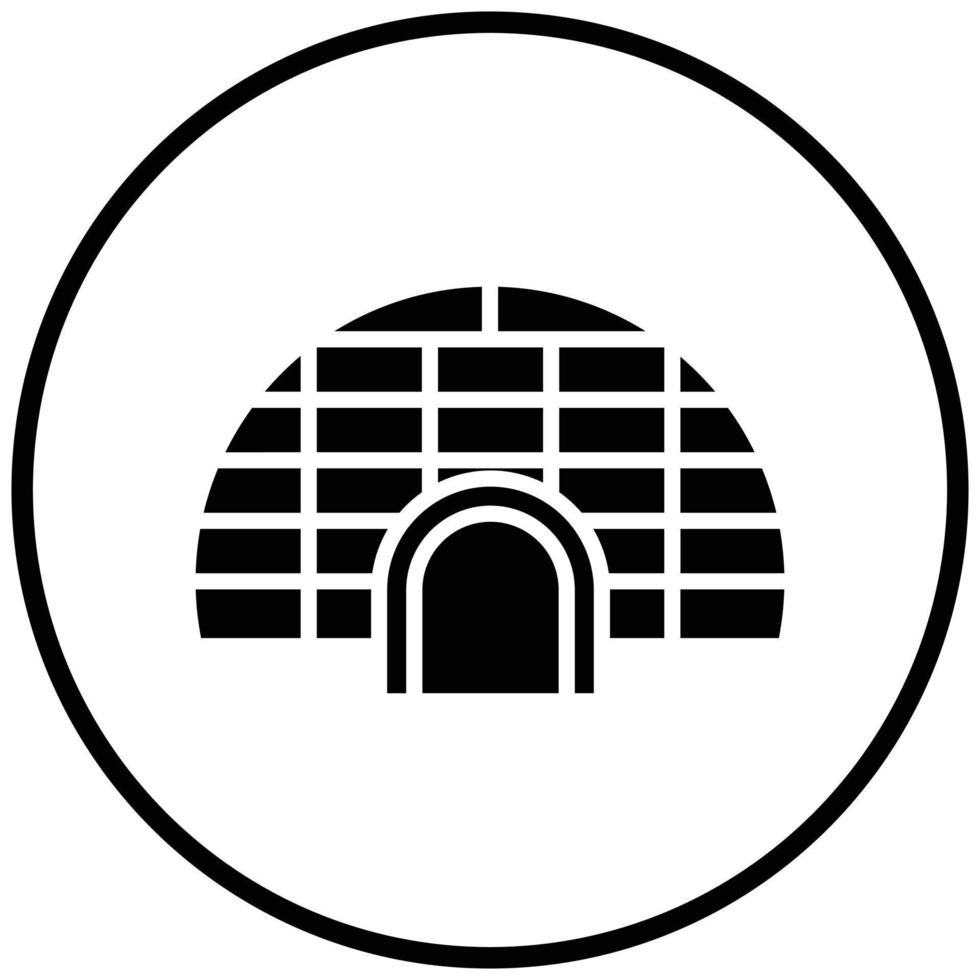 Igloo Icon Style vector