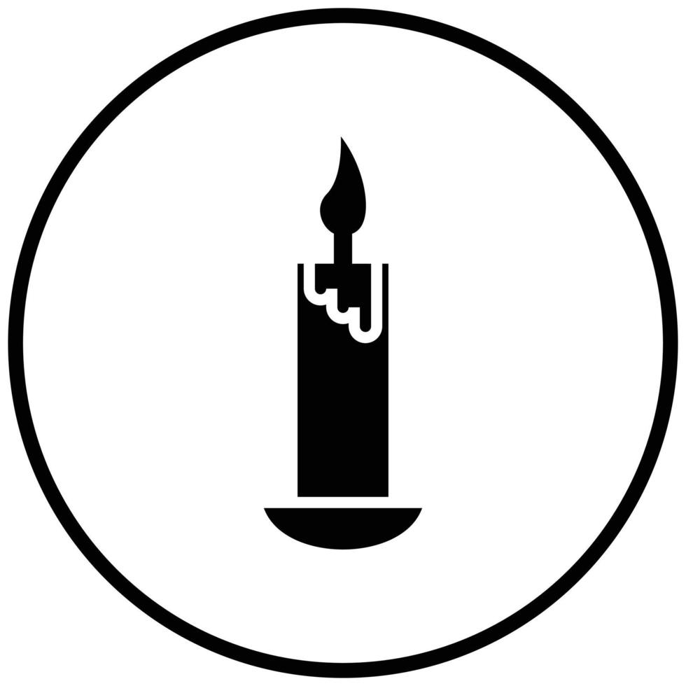 Candle Icon Style vector