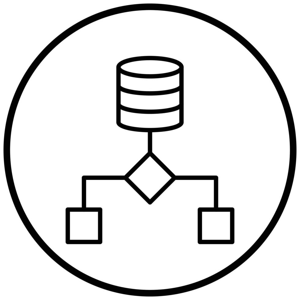 Data Flow Icon Style vector
