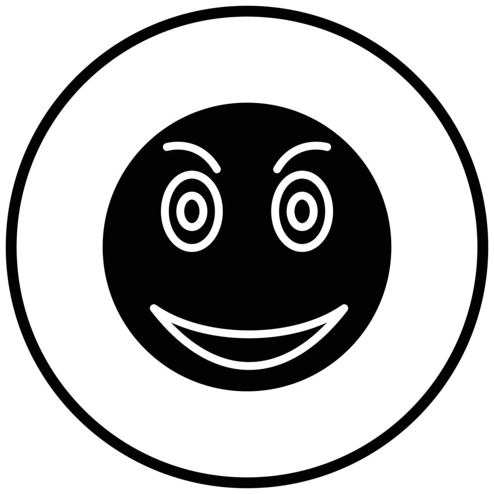 Laughing Icon Style vector