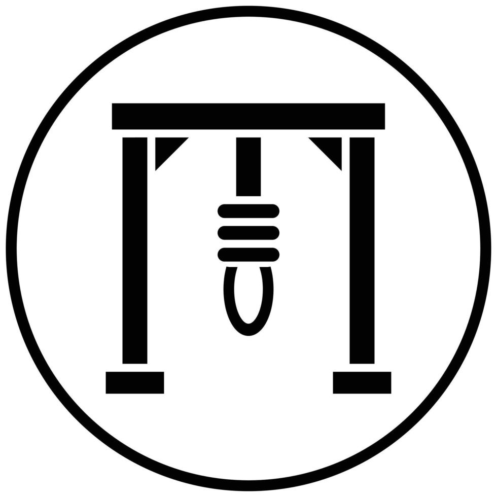 Gibbet Icon Style vector