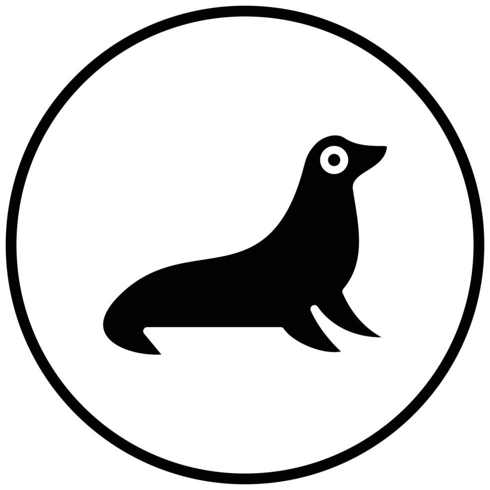 Seal Icon Style 7879182 Vector Art at Vecteezy