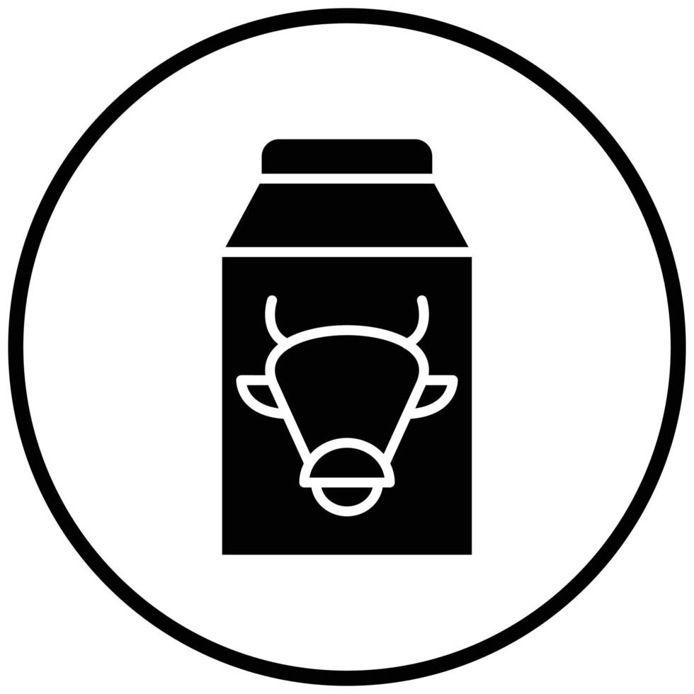 Milk Icon Style vector