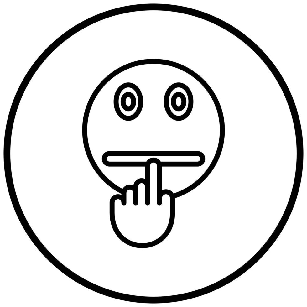 Quiet Icon Style vector