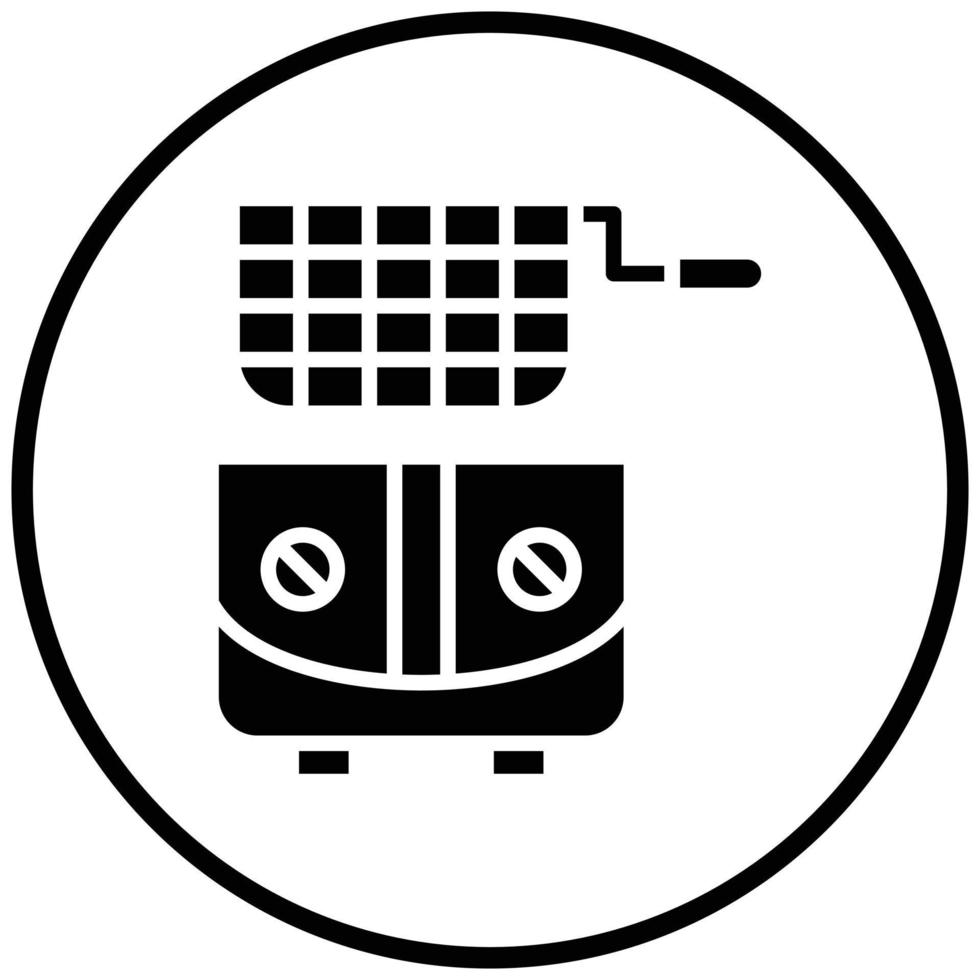 Fryer Icon Style vector