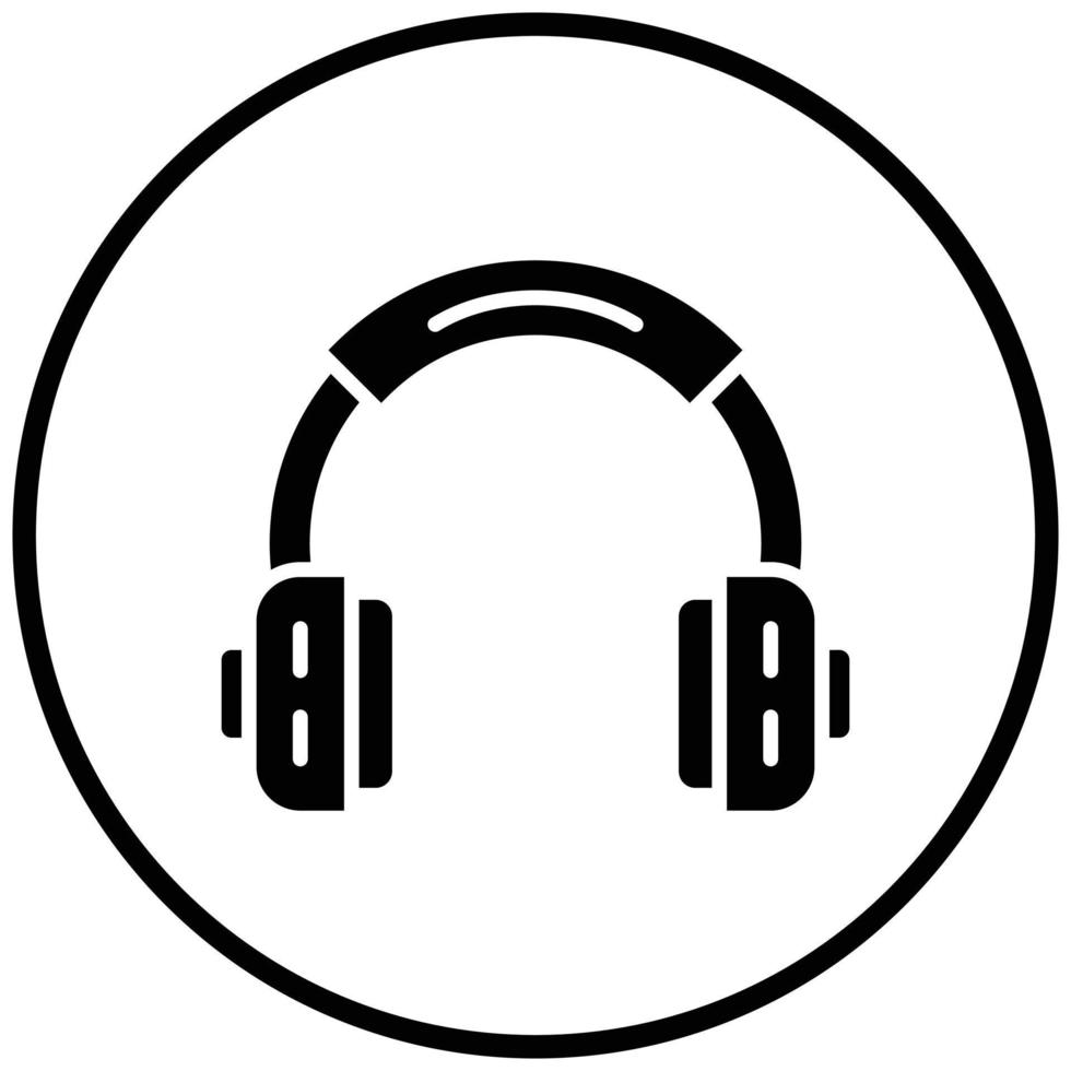 Headphone Icon Style vector