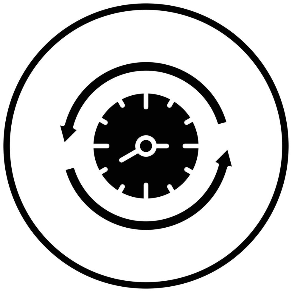 Time Management Icon Style vector