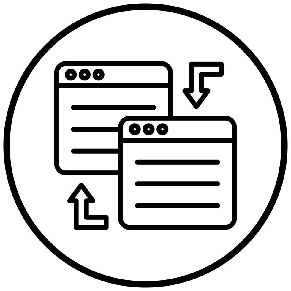 Redirect Icon Style vector