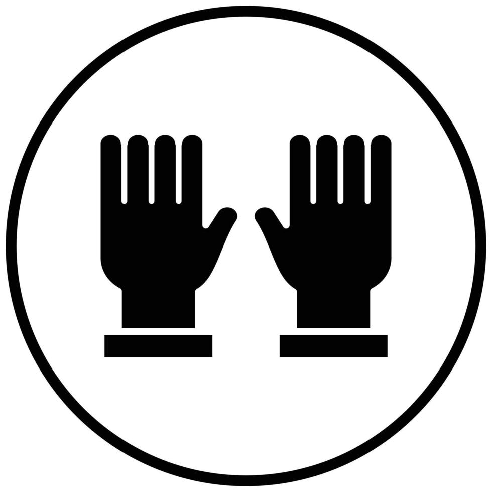 Gloves Icon Style vector