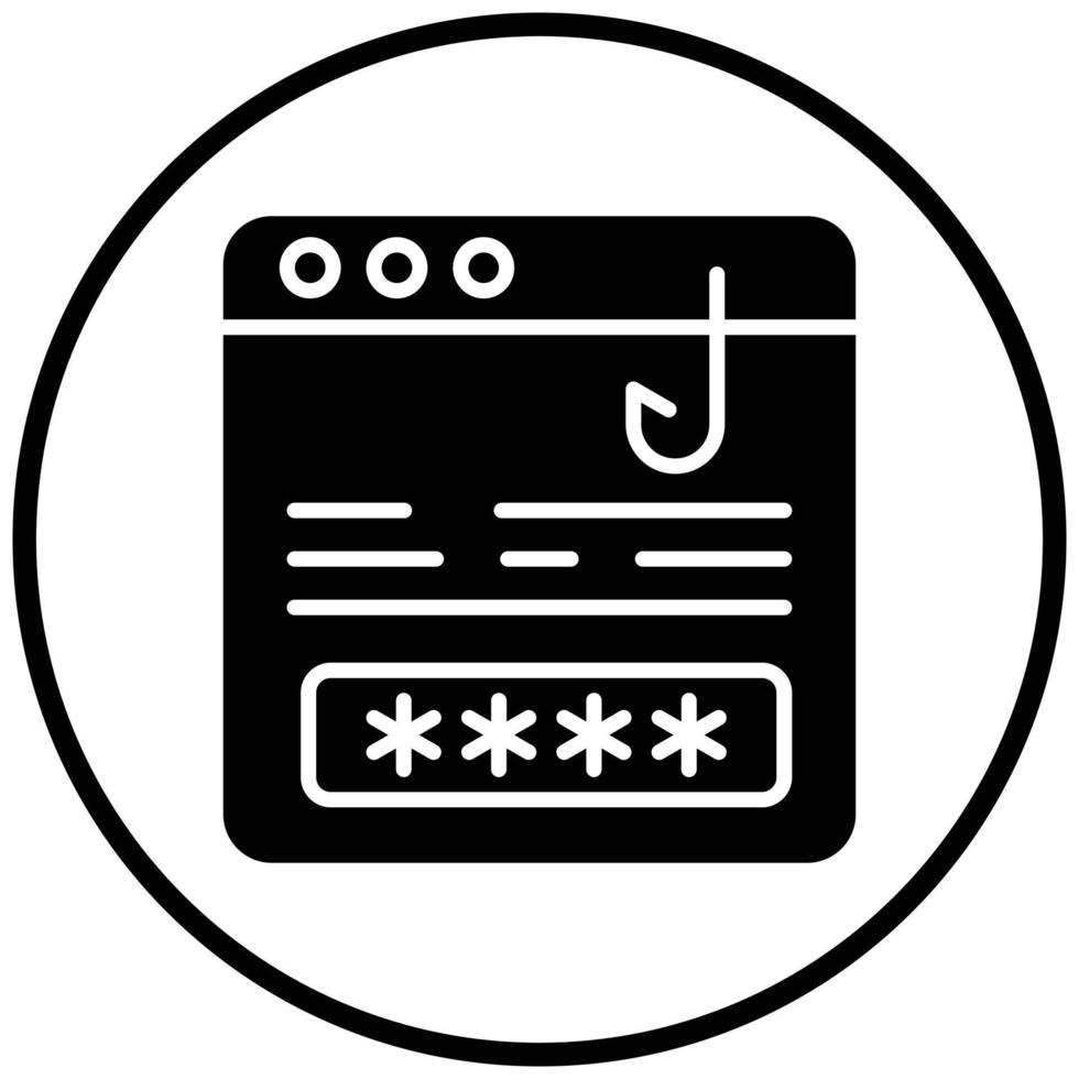 Phishing Icon Style vector