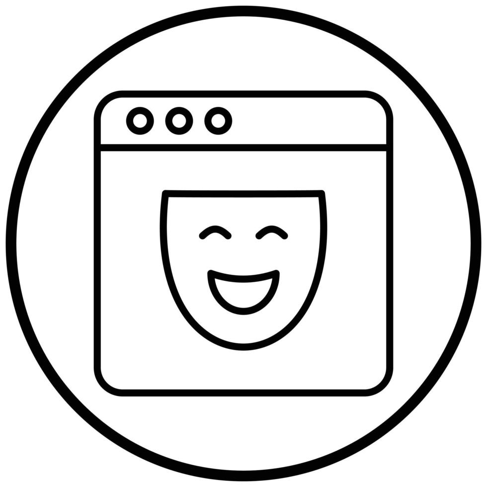 Dark Web Icon Style vector