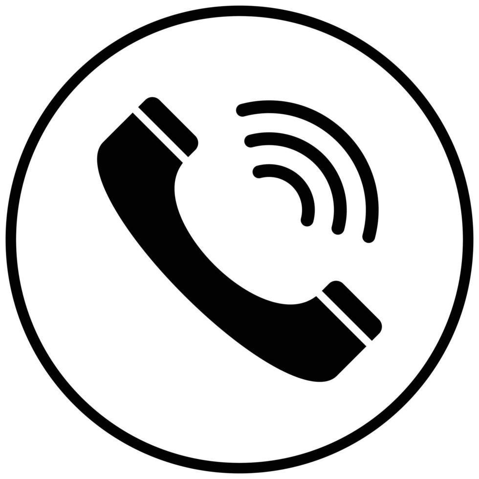Phone Dial Icon Style vector