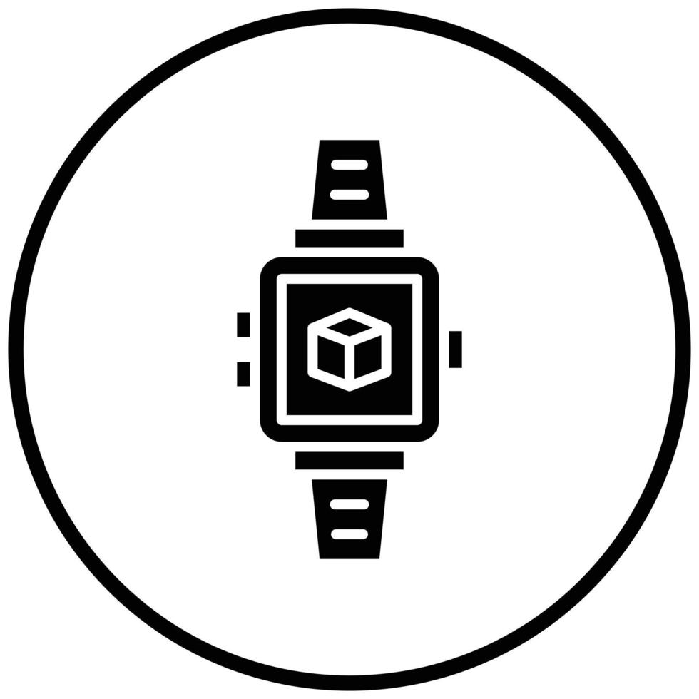 Smart Watch Icon Style vector